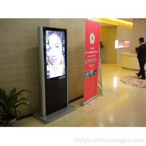 65 inch large CE,ROHS,FCC advertising player indoor wall floor wifi 3g